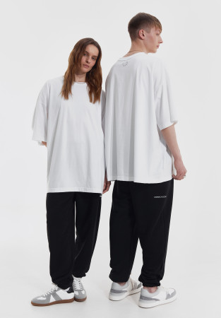 Футболка mega oversize unisex ➕ белая Футболка mega oversize unisex ➕ белая